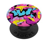 Abstract Graffiti Street Art Bold Brush Urban Design PopSockets Adhesive PopGrip