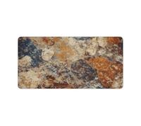 Abstract Granite Keyboard Mat Large Gaming Mouse Pad, Anti-Slip Desk Mat for Desktop Desk Work/Home Writing Mat 11.8 * 23.6 Inches