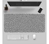 Abstract Graphics Large Gaming Mouse Pad, 600x400x3mm Extended gaming mouse mat XXL improved Precision and Speed Mousemat with Stitched Edges, Desk Mat for Keyboard and Mouses