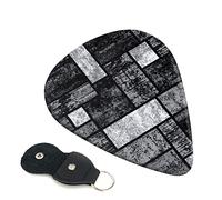Abstract Gray Printed Guitar pick Guitar Plectrums for Acoustic Guitar Electric Guitar Bass Guitar - Guitar Accessories - 6 Pack 0.46mm