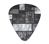 Abstract Gray Printed Guitar Picks Personalized Guitar Plectrums 12 Pcs For Acoustic Guitar Electric Guitar And Bass Bulk Guitar Pick One Size