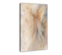 Abstract Guardian Angel Watercolour Painting Canvas Poster Bedroom Decor Landscape Office Room Decor Gift 20x30inch(50x75cm)