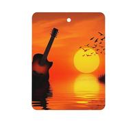 Abstract Guitar Car Air Freshener Hanging Aromatherapy Tablets Rearview Mirror Pendant Car Accessories