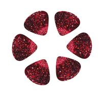 Abstract Heart Print Guitar and Ukulele Picks For Music Lovers 12 PCS Mixed Gauges(0.46/0.71/0.96mm)