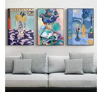 Abstract Henri Matisse Dance Fauvism Nude Woman Poster Print Wall Art Pictures Canvas Painting Bedroom Home Decor(40x60cm-3Pcs)