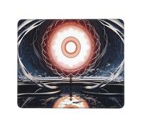 Abstract Hollow Landscape Mouse Pad - Non-Slip Rubber Base Extended Gaming Desk Mat, Full-Area Print Personalized Keyboard Mat for PC Laptop Office Home