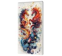 Abstract Horse Paint by Numbers, Large Paint by Numbers for Adults, DIY Oil Painting Kit for Kids Beginner, Hobbies for Adults Women, Canvas Acrylic Paints Craft Set, Gifts for Women 12x24in w-109