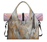 Abstract Horses Sports Duffle Bag with Shoe Compartment Weekend Overnight Bags Tote Cabin Luggage Bag for Gym Yoga Travel