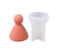 Abstract Human Figure Silicone Candle Moulds for Candle Soap Home Decoration Simple Demolding Epoxy Resin Silicone Mould Father Mother Children's Statue Statue