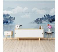 Abstract Ink Wash Landscape Flying Birds Small Boat 3D Wallpaper Luxury Home Dining Decor Paste Sofa Living Room The Wall for Bedroom Mural-350cm×256cm