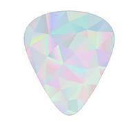 Abstract Iridescent Holographic Polygonal,12 Pcs Guitar Pick,3 Different Thickness Plectrums for Acoustic Guitar Bass Ukulele (0.46mm 0.96mm 0.71mm)