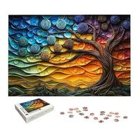 Abstract Jigsaw Puzzles for Adults 2000, 2000 Piece Jigsaw Puzzles for Adults, Tree of Life Jigsaws with Exquisite Packaging Box, Impossible Puzzle for Home Wall Decor, Gifts for Women/Men, -6747
