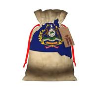 Abstract Kentucky State Flag Map02 Print Drawstring Gift Bags Packaging Party Candy Goodie Bag Xmas Presents Decor Holiday Giving