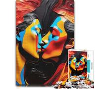 Abstract Kiss Vivid Jigsaw Puzzle for Adults, 500 PCS