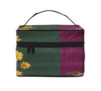 Abstract Kitchen Travel Makeup Bag for Women, Portable Cosmetic Case,Large Capacity Organizer Pouch All Your Beauty Essentials