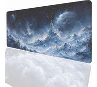 Abstract Landscape Mouse Mat 27.5 x 11.8inch Large Gaming Mouse Pad Desk Mat Stitched Edges, Non Slip Rubber Base, Waterproof Surface, Computer Accessories for Home Office Decor Gift LMDT14465