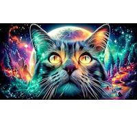 Abstract Leaf Pattern 1000 Piece Puzzle - Recycled Paper Jigsaw for Adults Kids Educational Challenge 75x50/1000pcs