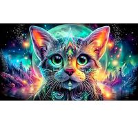 Abstract-Leaf-Pattern 1000Pc Jigsaw Puzzle Old Kids Birthday Presents Classic Educational Games 38x52cm/1000pcs