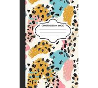Abstract leopard notebook: Abstract Leopard Print Composition Notebook