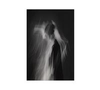 Abstract Light And Shadow Minimalist Black And White Art Canvas Poster Wall Art Decor Print Picture Paintings for Living Room Bedroom Decoration 20x30inch(50x75cm)