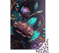 Abstract Lotus Jigsaw Puzzles 1000 Pieces Jigsaw Puzzle for Adults Intellectual Game Jigsaw Puzzle Toys for Adults 1000pcs (75x50cm)