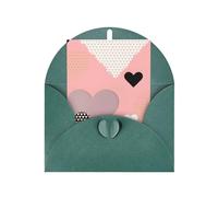 Abstract Love Chart Blank Greeting Card, 4x6 Inches, #Holiday Greeting Card, Suitable For All Occasions.