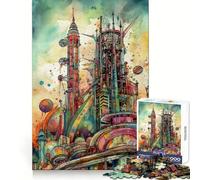 Abstract Machine Teenager Jigsaw Puzzles 1000 Pieces Brain Think Neat Cut Real Challenge Great Gift (38x26cm)