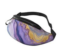 Abstract Marble Crossbody Bag Abstract Marble Design Hands-Free Bag Cute Fanny Pack Theme Park Guests 14X35CM