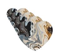Abstract Marble Ink Texture Car Air Freshener Cards for Women Men 4 Pack Cute Car Accessories Long Lasting Scent Car Diffuser Hanging Auto Aromatherapy Tablets Car Fresheners Gifts