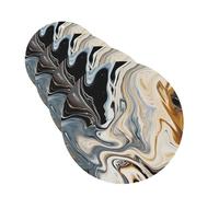Abstract Marble Ink Texture Car Air Freshener Cards for Women Men 4 Pack Cute Car Accessories Long Lasting Scent Car Diffuser Hanging Auto Aromatherapy Tablets Car Fresheners Gifts