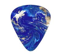 Abstract Marble Stone 12pcs Guitar Cubes, 3 Thickness Includes 0.46mm, 0.71mm, 0.96mm, With Organizer Storage Box