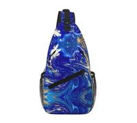 Abstract Marble Stone Crossbody Sling Bag Crossbody Shoulder Chest Bag Shoulder Strap Waist Fanny Pack Men Women