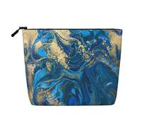 Abstract Marble Stone Print Makeup Bag, Toiletry Organizer,One Pack for Multiple Daily Uses, Business Trip Companion