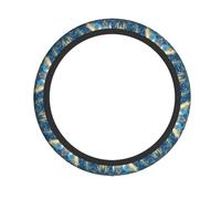 Abstract Marble Stone Steering Wheel Cover