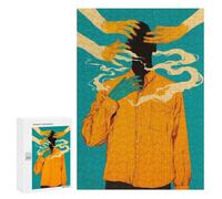 Abstract Mindfulness - Challenging Puzzle for Adults, 300 PCS, Seasonal Home Décor - for Solo Or Group Play