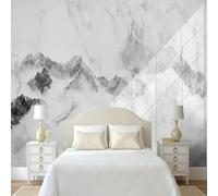 Abstract Minimalist Black and White Marble Art 3D Wallpaper Luxury Home Dining Decor Paste Sofa Living Room The Wall for Bedroom Mural-200cm×140cm