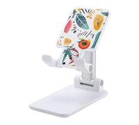 Abstract Minimalist Boho Art Trendy Foldable Cell Phone Holder Universal Adjustable Portable Stand for Travel