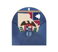 Abstract Missouri State Flag Map04 Print Adorable Blank Cards& Envelopes,Unique Designs Perfect for Festivals, Invitations