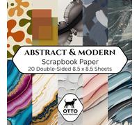 Abstract & Modern Scrapbook Paper: Double-Sided Craft Paper for Scrapbooking, Junk Journals, Card Making, Origami, DIY Projects and Mixed Media