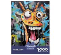 Abstract Monster Art 1000 Puzzles Adults Puzzle Kids Age Gifts Puzzle Game Home Decoration Challenging & Brainteasing 52x38cm/1000pcs