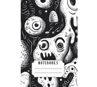 Abstract Monster Lined Notebook: Art Journal for Unique Minds: Modern & Edgy Design - Ideal for Sketching, Journaling & Artistic Expression