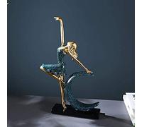 Abstract Moon Goddess Character Creativity Statue Sculpture Figurine Room Decor Resin Crafts Ornament Gifts Personalized Wine Cabinet Villa Living Room Porch Wine Cabinet Decoration (Size : C)