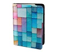 Abstract Mosaic Pattern3 print Passport Cover, Passport Holder Cover Wallet Passport Wallet Case for Cards and Documents