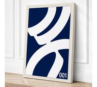 Abstract Motion Lines Canvas Wall Art Print 36x24 Inch