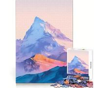 Abstract Mountain Landscape 1000 Piece Jigsaw Puzzle for Adults Mindful Game High Def Print Happy Challenge Thoughtful Gift (50x75cm)