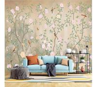 Abstract Mountain Peaks Branches Flowers Flying Birds 3D Wallpaper Luxury Home Dining Decor Paste Sofa Living Room The Wall for Bedroom Mural-150cm×105cm