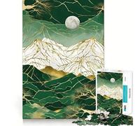 Abstract Mountain Sunset Adult Jigsaw Puzzle1000 Pieces Stress Free Premium Print Happy Challenge Xmas Fun Gift (50x75cm)