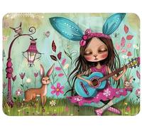 Abstract Mouse Mat 340x280x3mm Animal Mouse Pad, Thick Non-Slip Rubber Base Desk Mat and Stitched Edge, Optimised for Gaming Sensors Mousepad Office Accessorie for Home Computers Learning PC, Model887