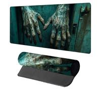Abstract Mouse Mat, Mouse Pad 1200x600x3mm, Desk Mat Large, XXL Gaming Mousepad, Desk Accessories Keyboard Pad, Office Accessories Gaming Mousemat, for PC Laptop Office Large Mousemat, Green B-6626