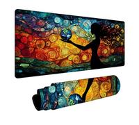 Abstract Mouse Pad Large, Woman Gaming Mouse Mat 64x32in, Desk Mat with Stitched Edge, XXL Mousepad Non-Slip Rubber Base, Office Accessories, Keyboard Pad, for Computers Gaming Accessories G-8727